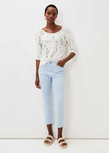 Phase Eight Ramona Straight Leg Jeans Blue Canada | UFIJSV-803